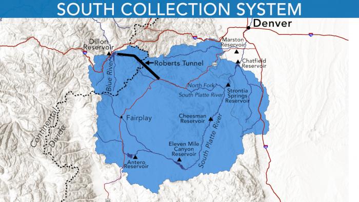 Image showing Denver Water's south collection system