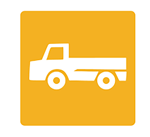 Icon of work truck.