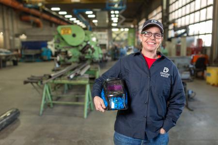 KC Strickland, and nine other Denver Water welders completed more than 70 projects in 2016.