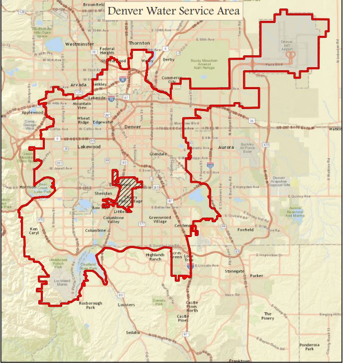 Denver City Limits Map - Long Dark Mystery Lake Map